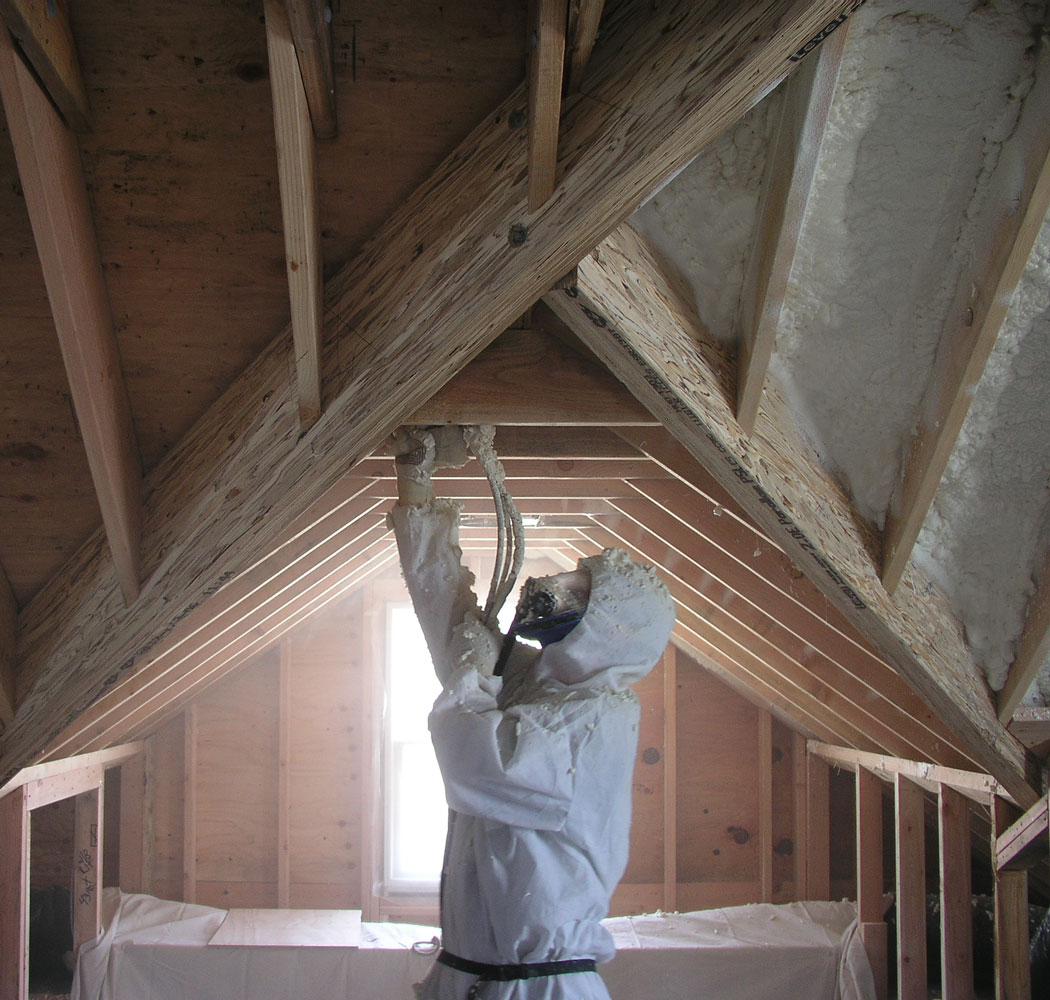 attic spray foam insulation